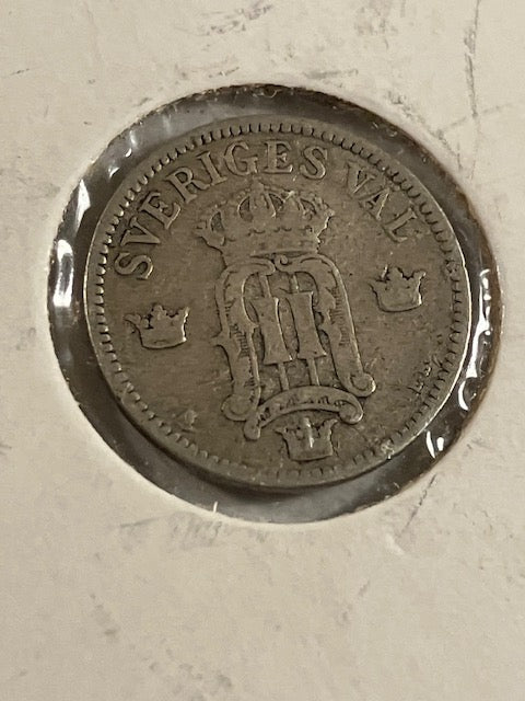 25 øre 1907 Sverige