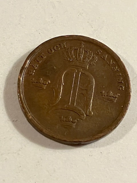 1/3 skilling 1850 Sverige