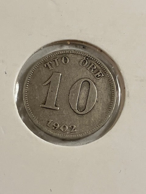 10 øre 1902 Sverige