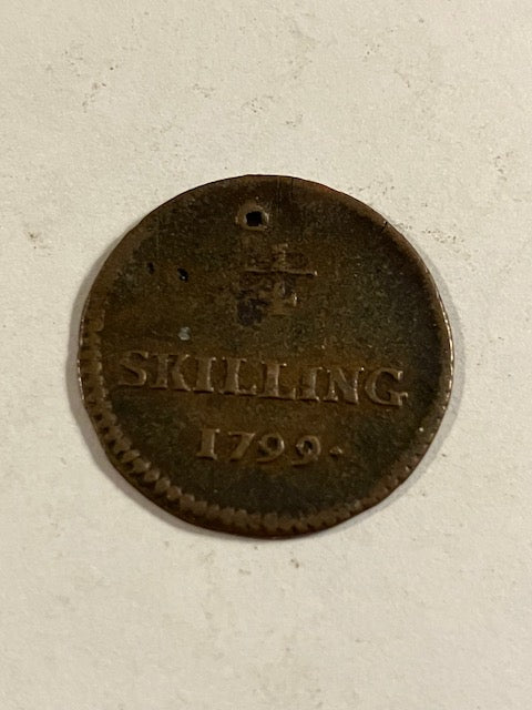 1/4 skilling 1799 Sverige