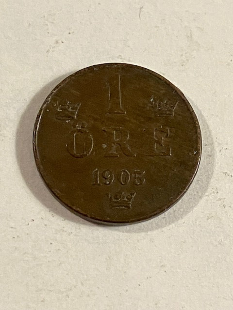 1 øre 1905 Sverige