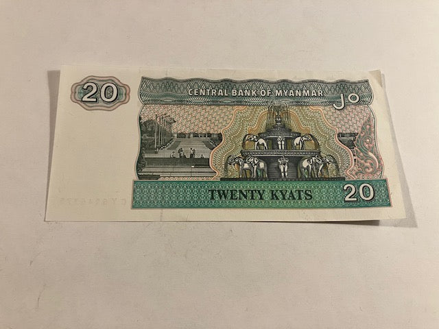 20 Kyats Myanmar