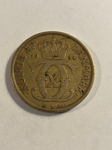 1 krone 1934 Danmark