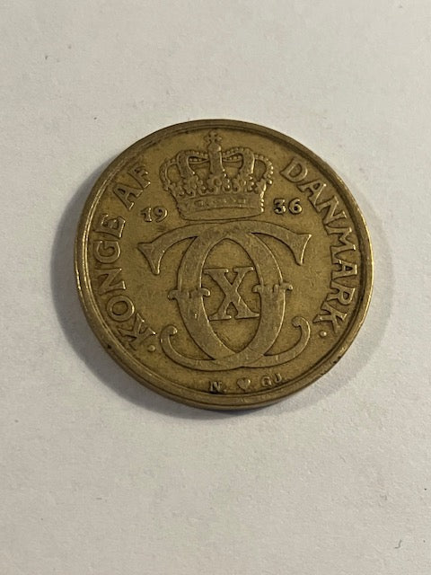 1 krone 1936 Danmark