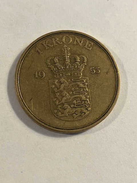 1 Krone 1953 Danmark