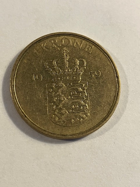 1 Krone 1954 Danmark