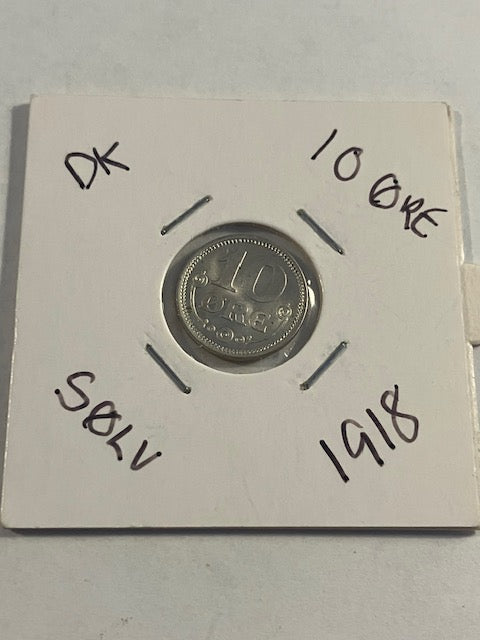 10 øre 1918 Danmark