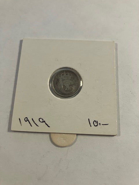 10 øre 1919 Danmark