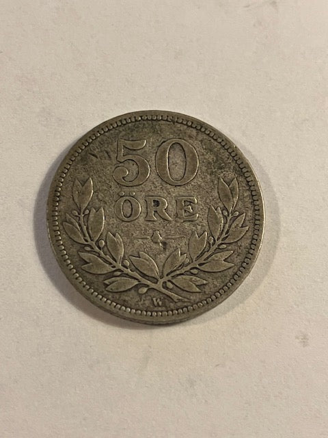 50 øre 1912 Sverige
