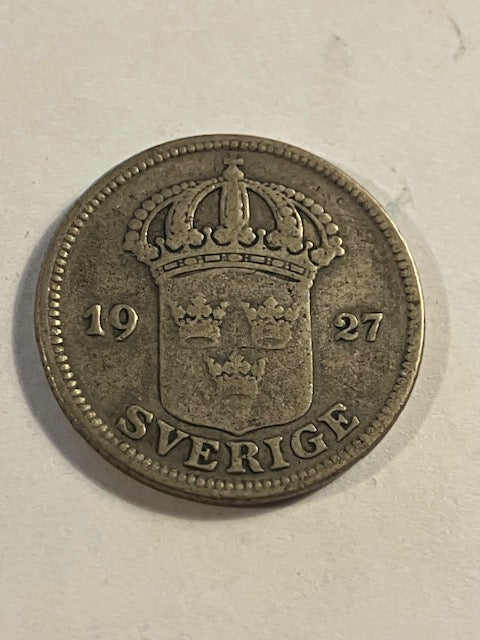 50 øre 1927 Sverige