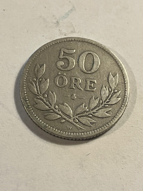 50 øre 1916 Sverige