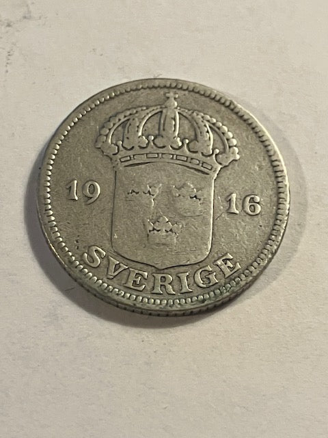 50 øre 1916 Sverige
