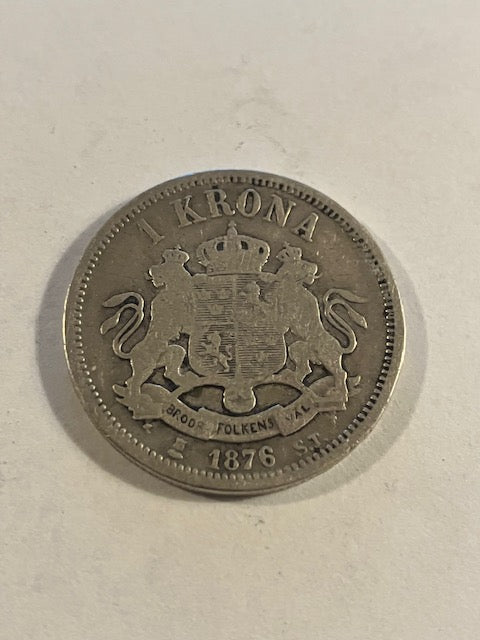1 Krona 1876 Sverige