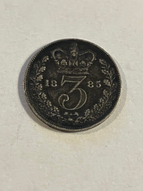 3 Pence 1885 England