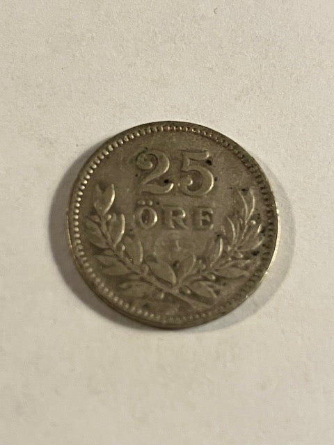 25 øre 1918 Sverige
