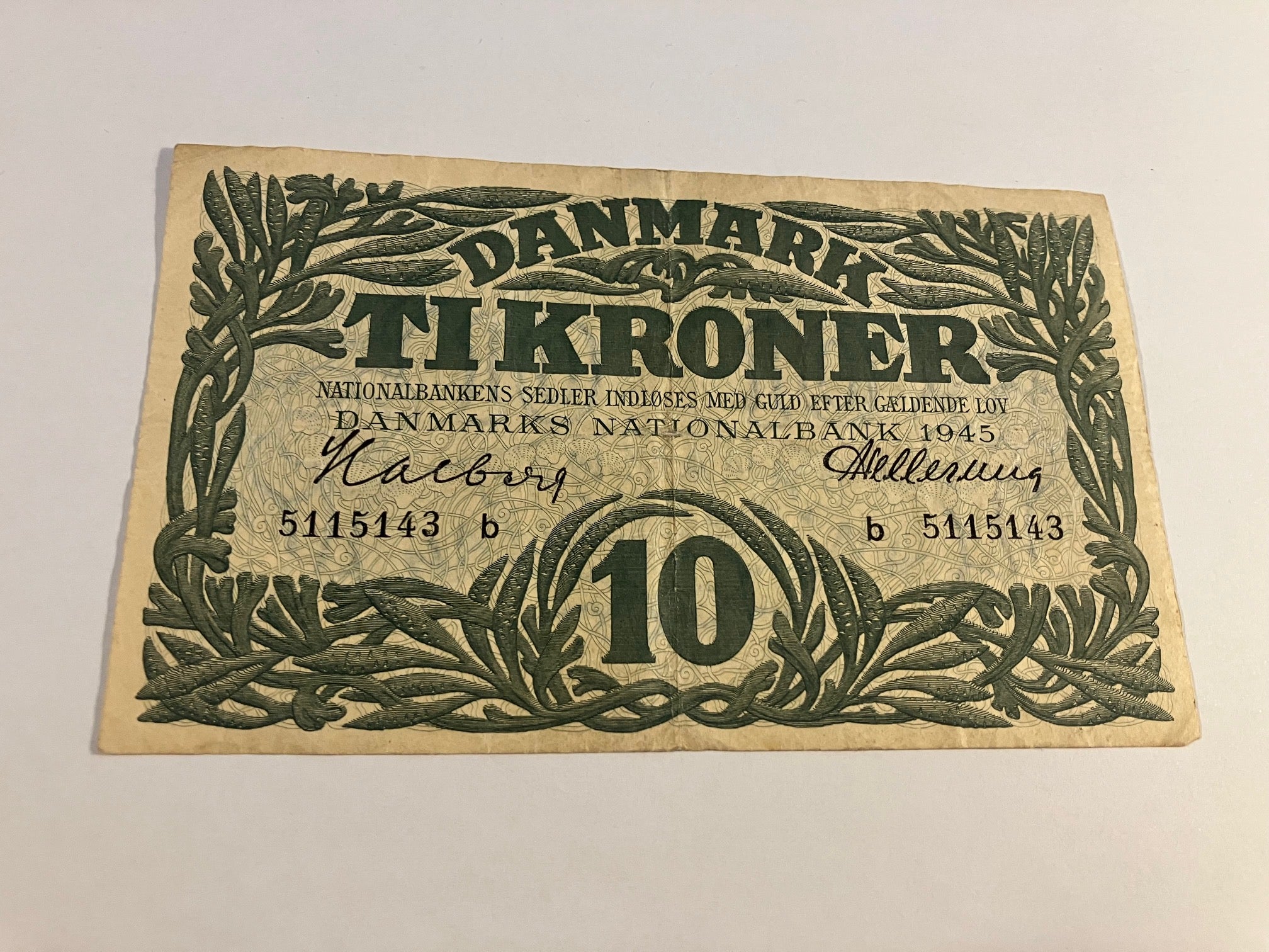 10 Kroner 1945 B