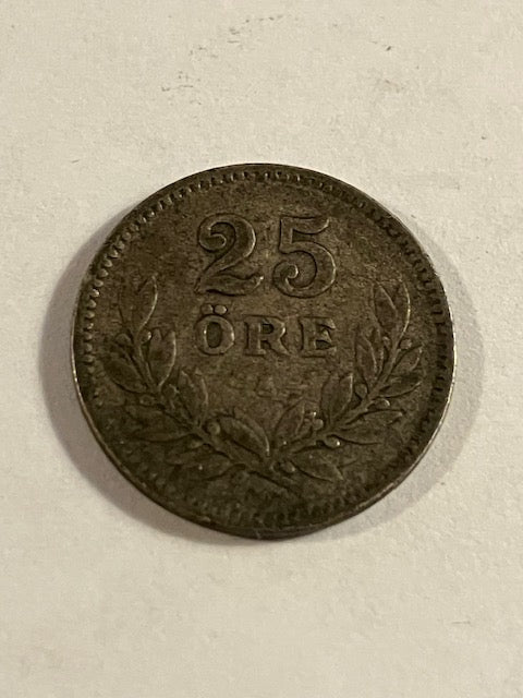 25 øre 1917 Sverige