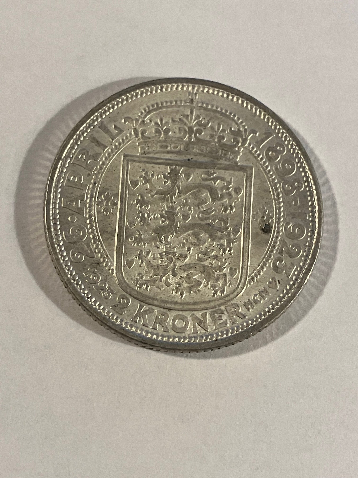 2 Kroner 1923 - Renset