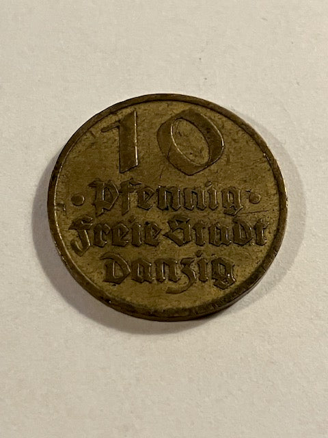 10 Pfennig Danzig 1932