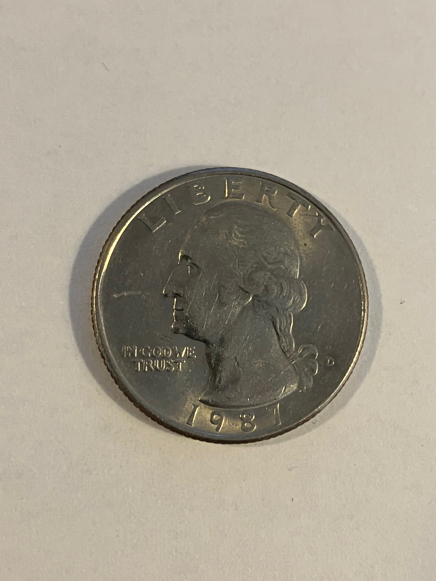 Quarter Dollar USA 1987