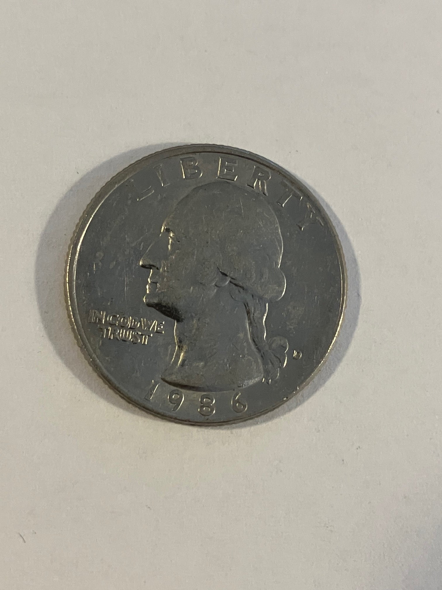 Quarter Dollar USA 1986