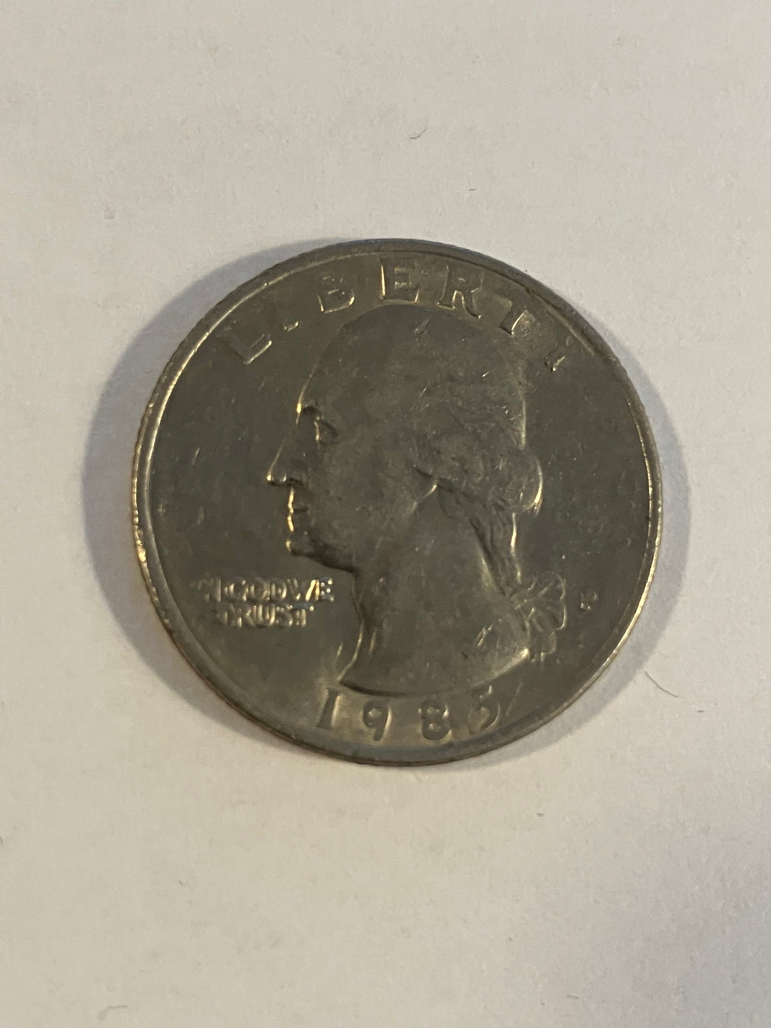 Quarter Dollar USA 1985