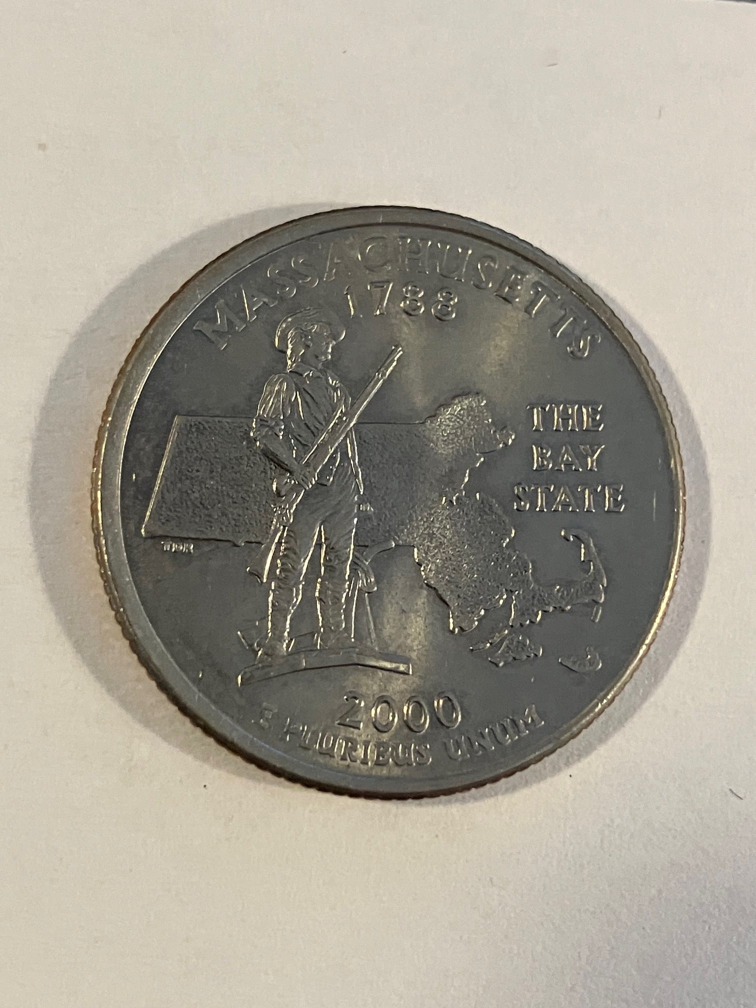 Quarter Dollar Massachusetts 2000