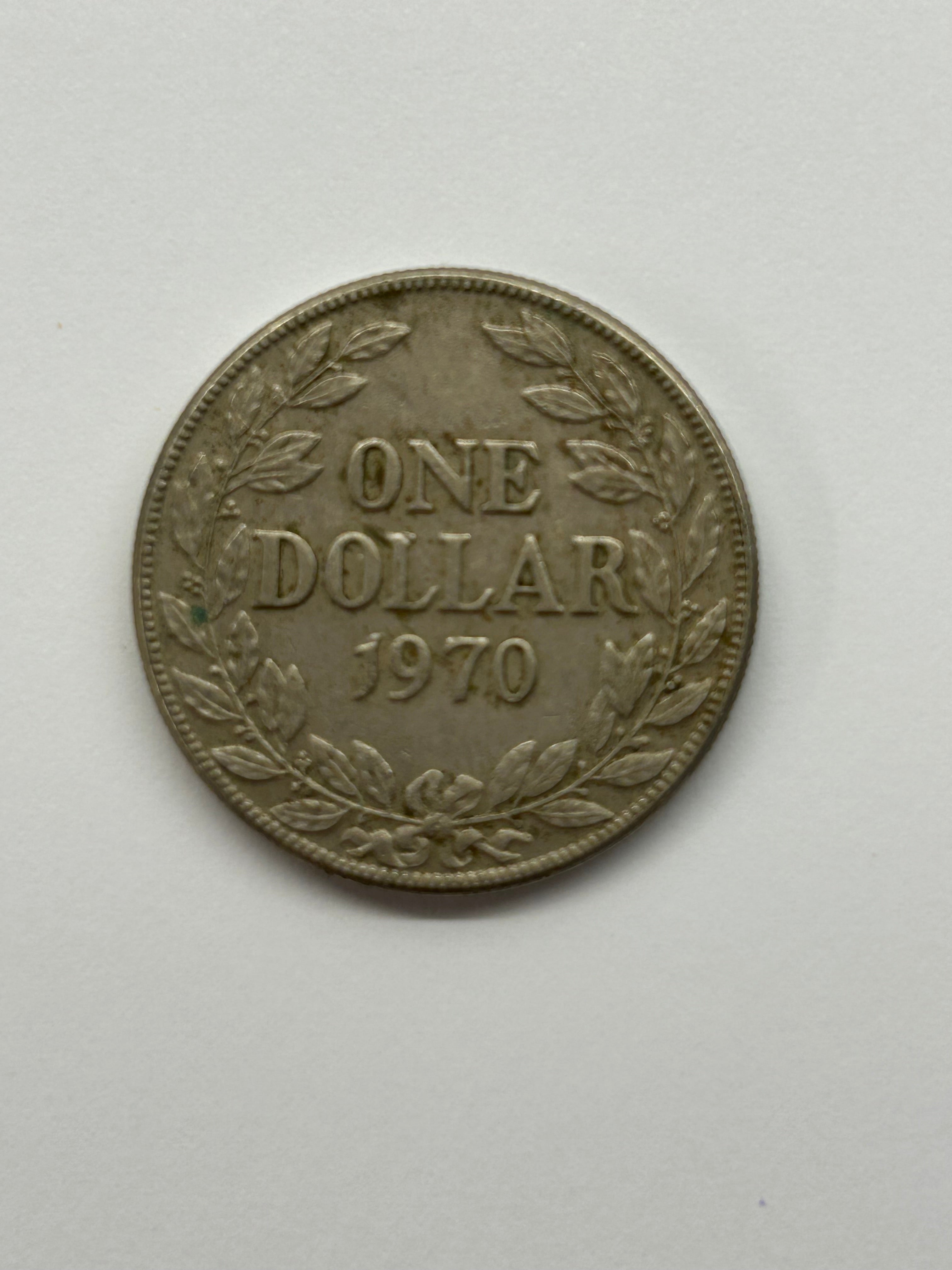 One Dollar 1970 Liberia