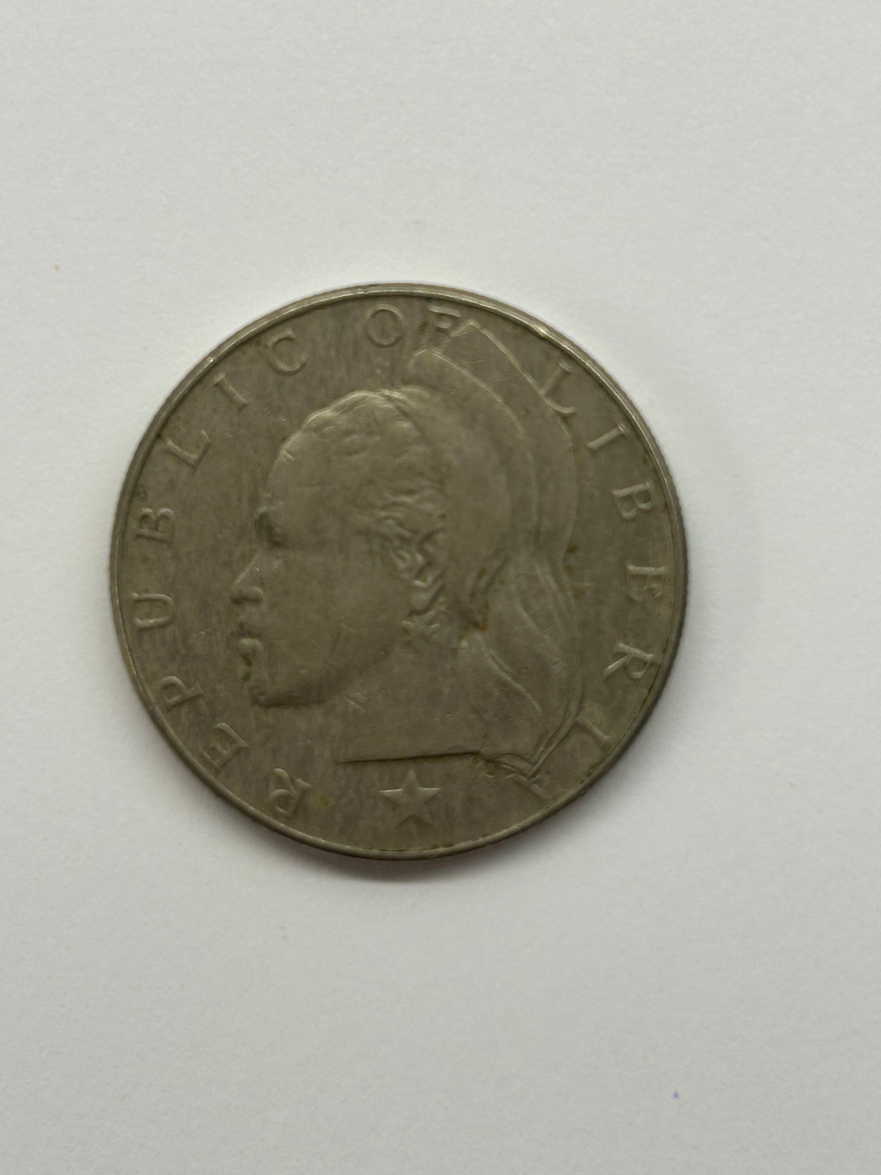 One Dollar 1970 Liberia