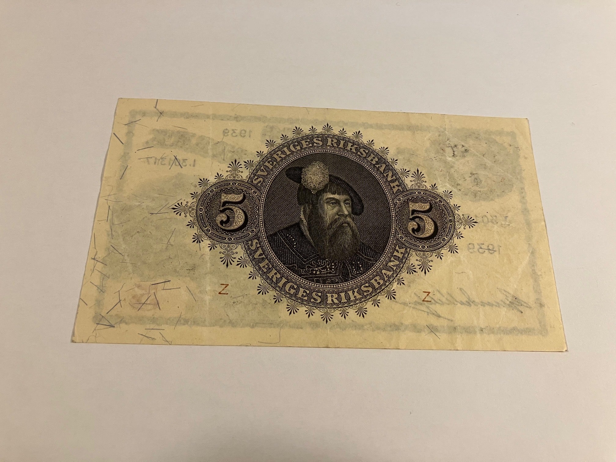 5 Kronor 1939 Sweden