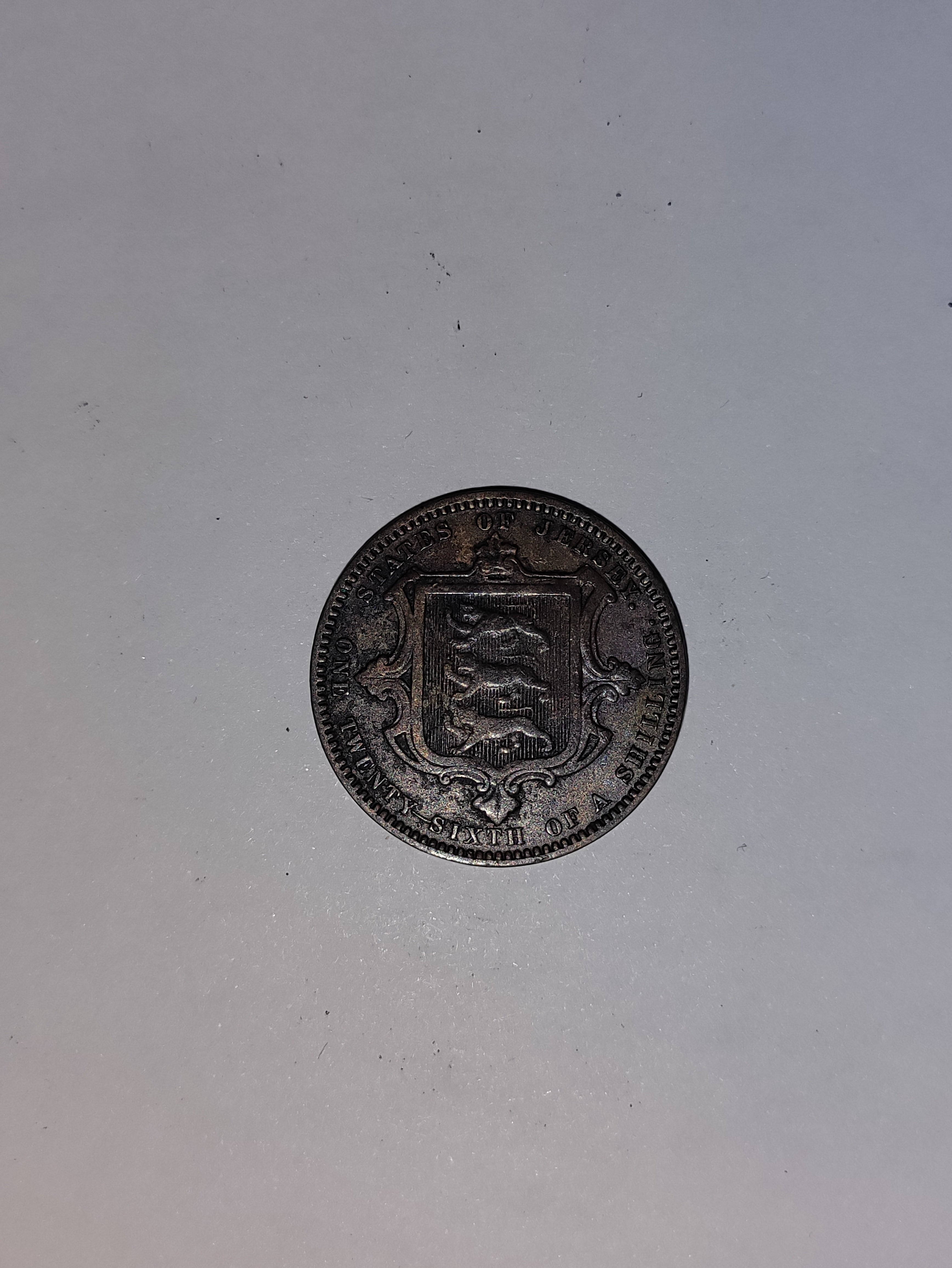 1/26 Of a Shilling Jersey 1870