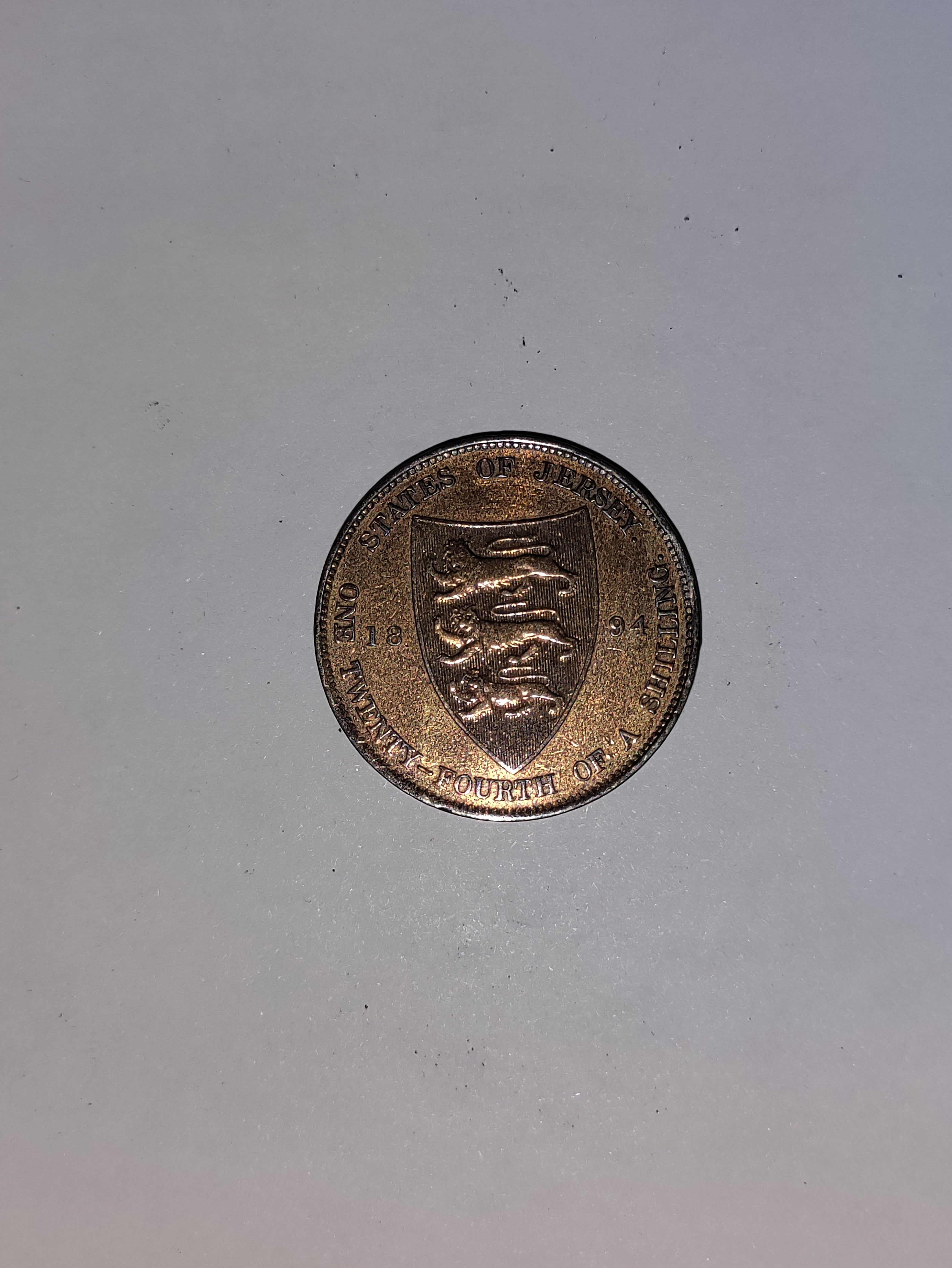 1/24 Shilling Jersey 1894