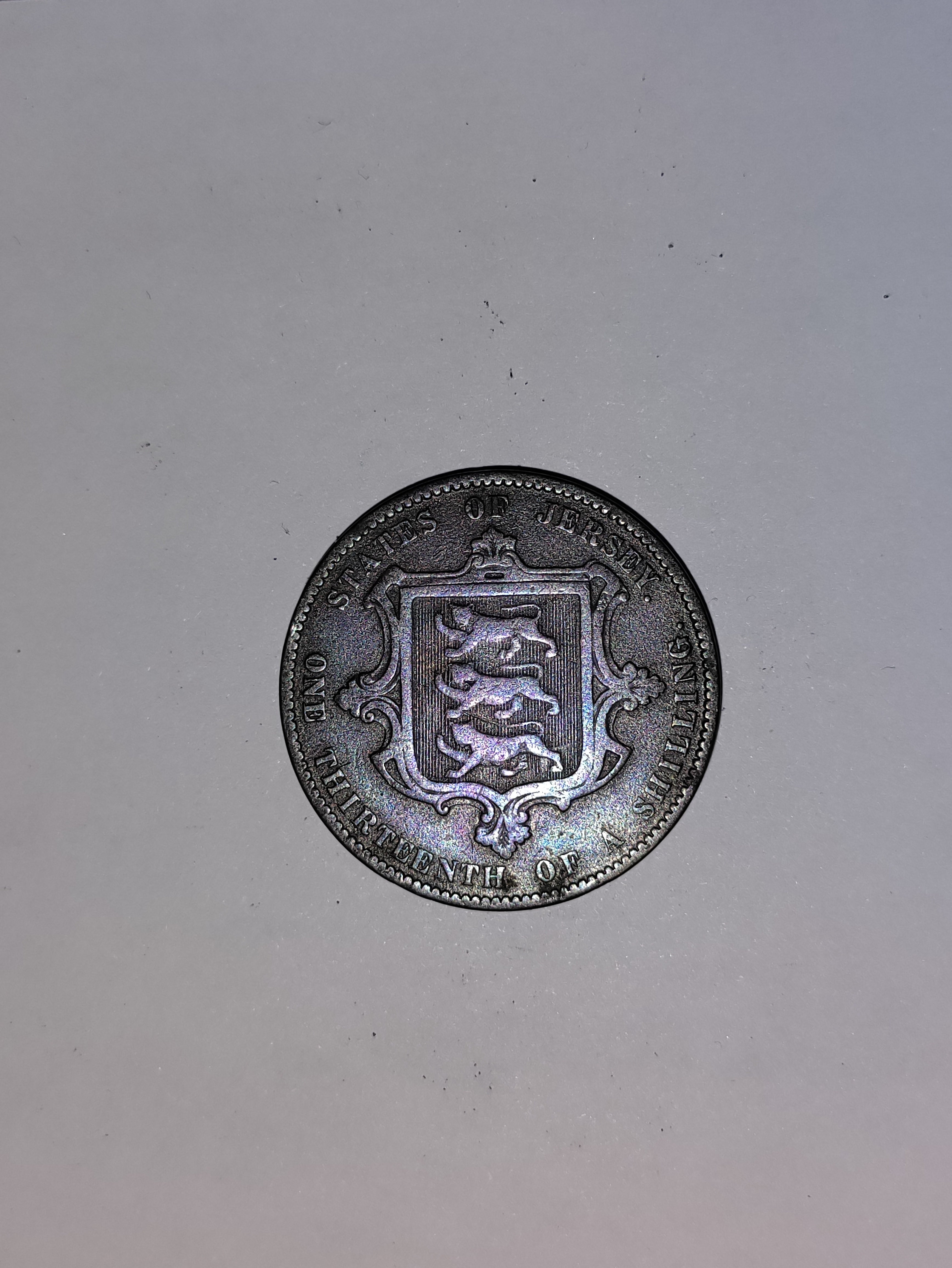 1/13 Of A Shilling Jersey 1871