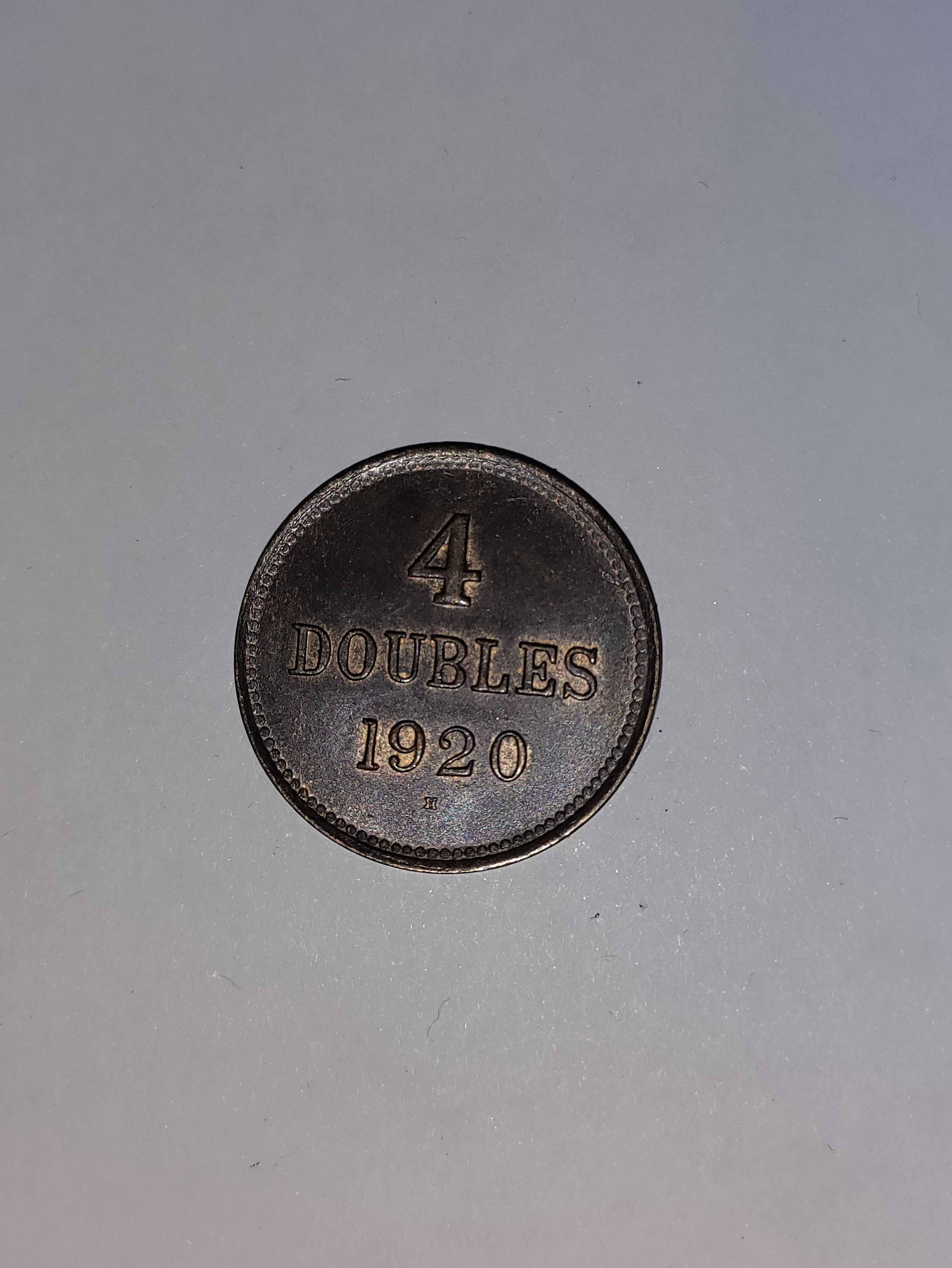 4 Doubles Guernsey 1920