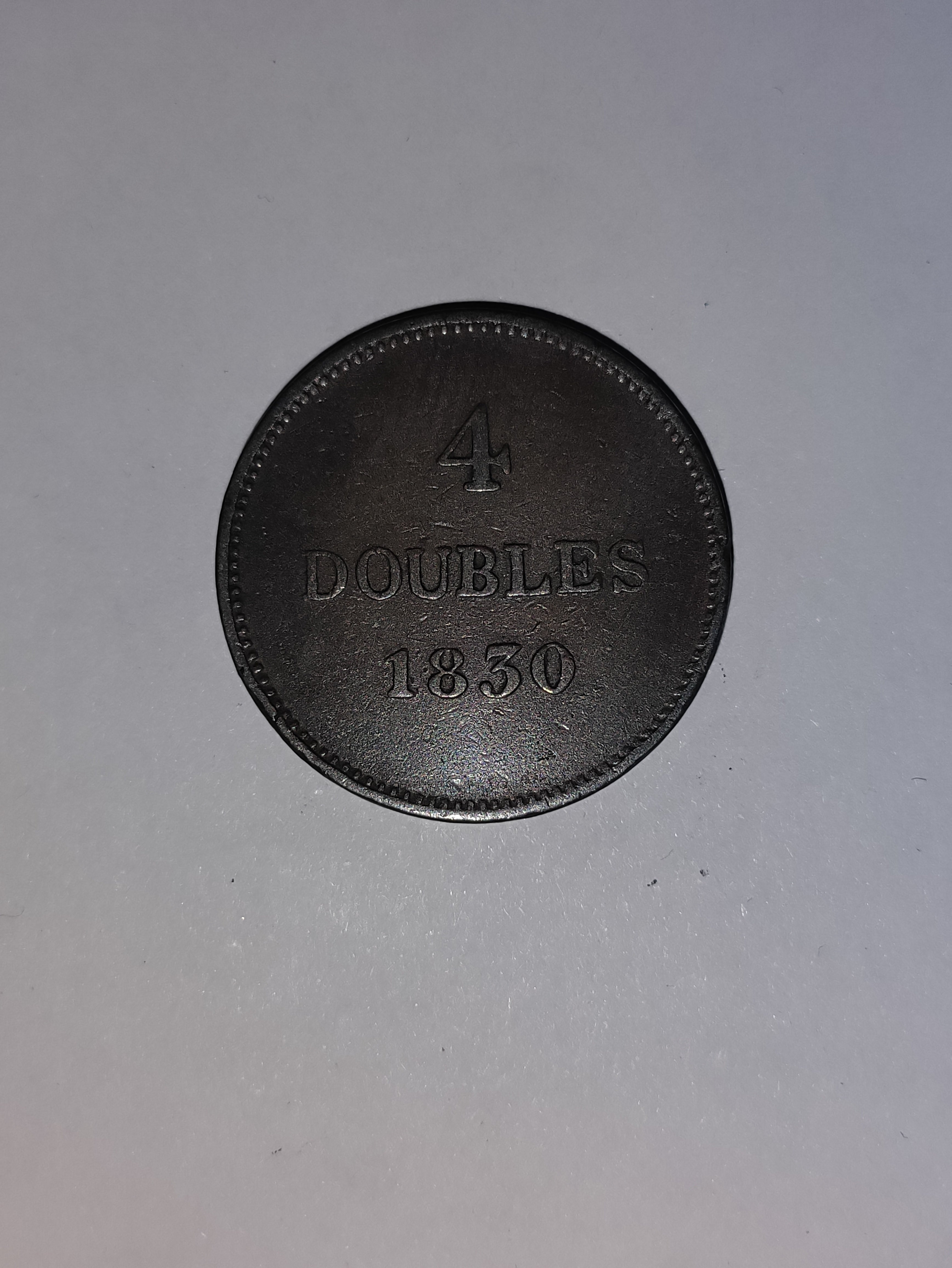 4 Doubles 1830 Guernsey