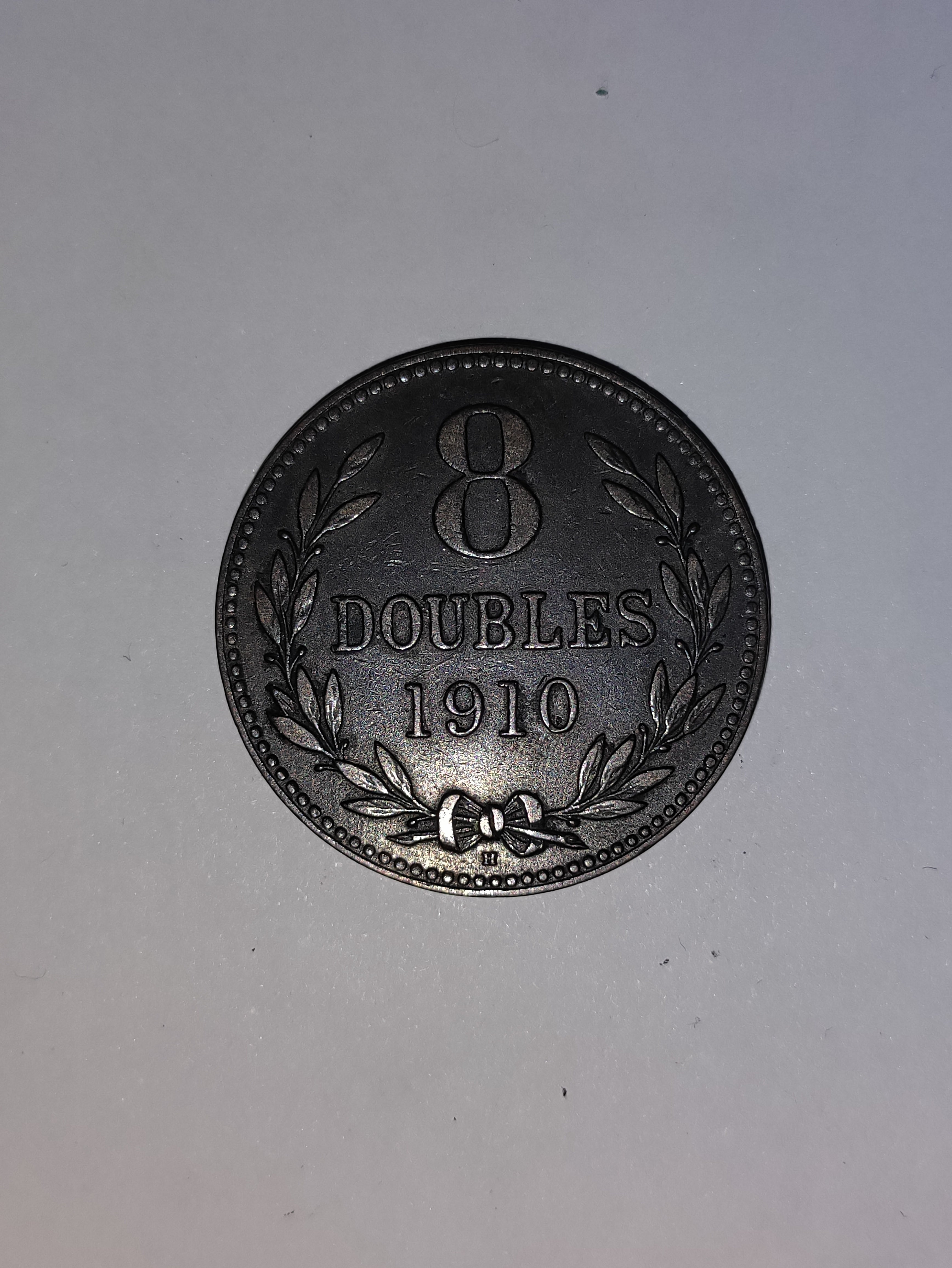 8 Doubles 1910 Guernsey