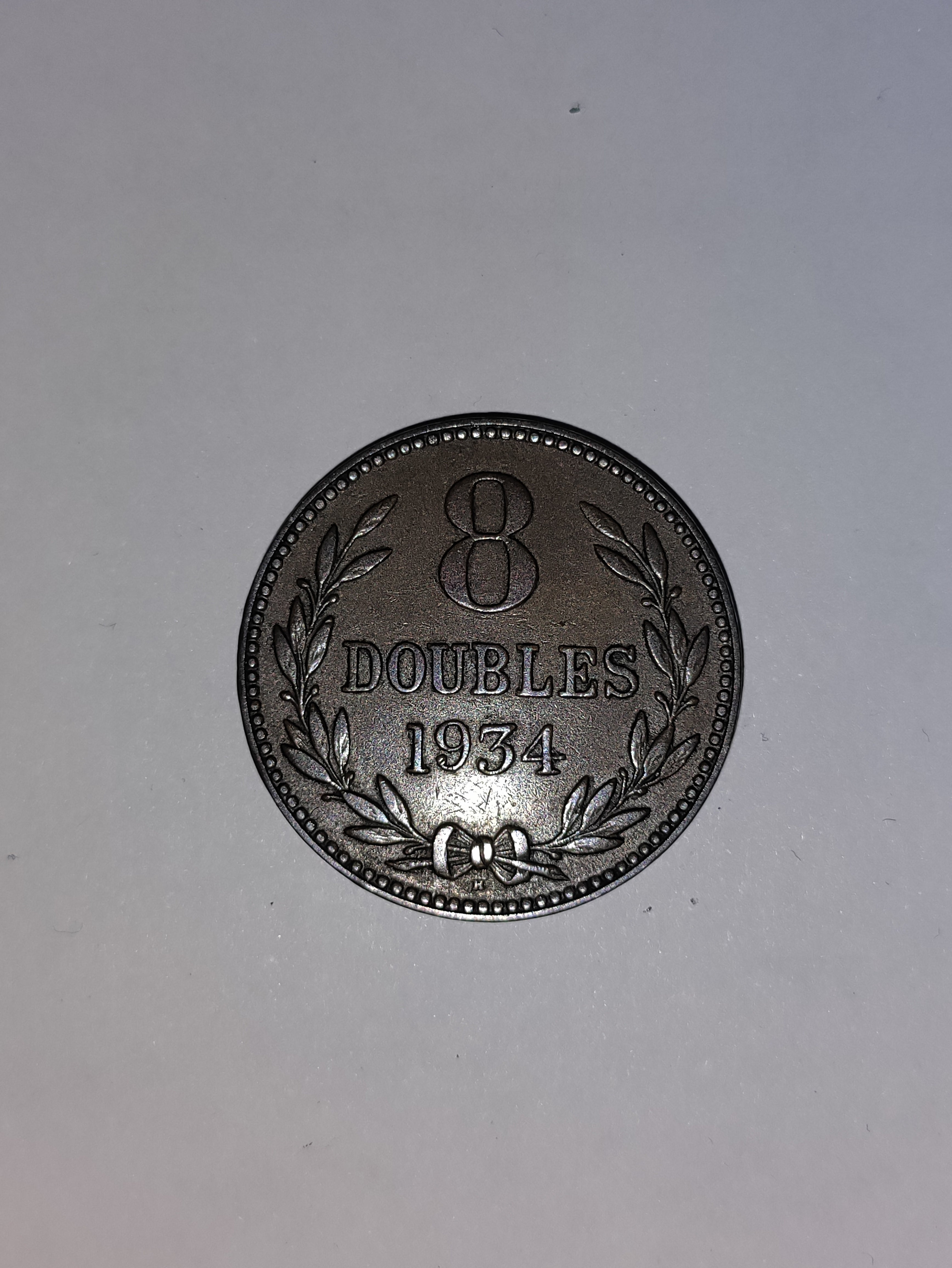 8 Doubles 1934 Guernsey