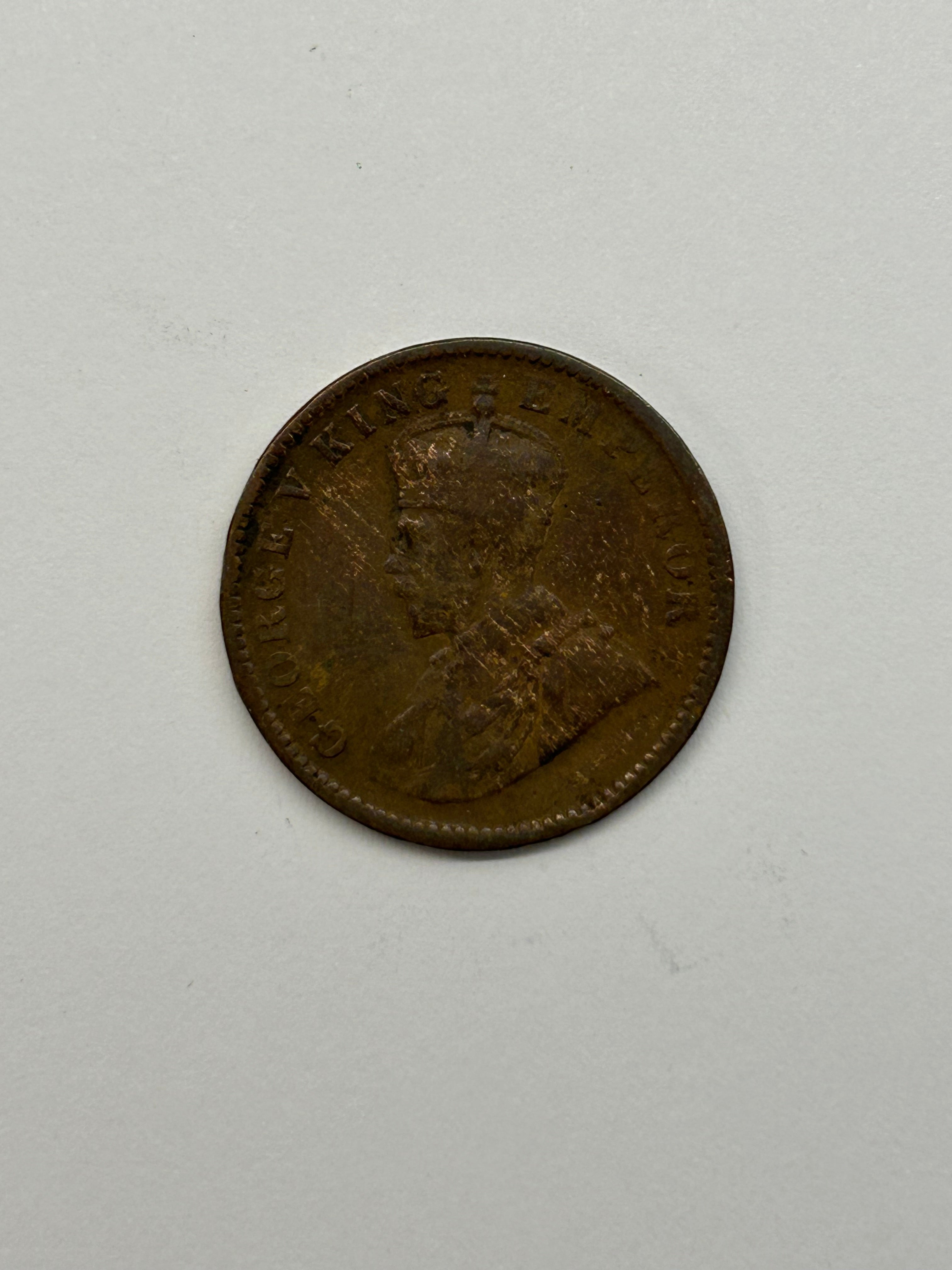 One Quarter Anna India 1934 - Slidt