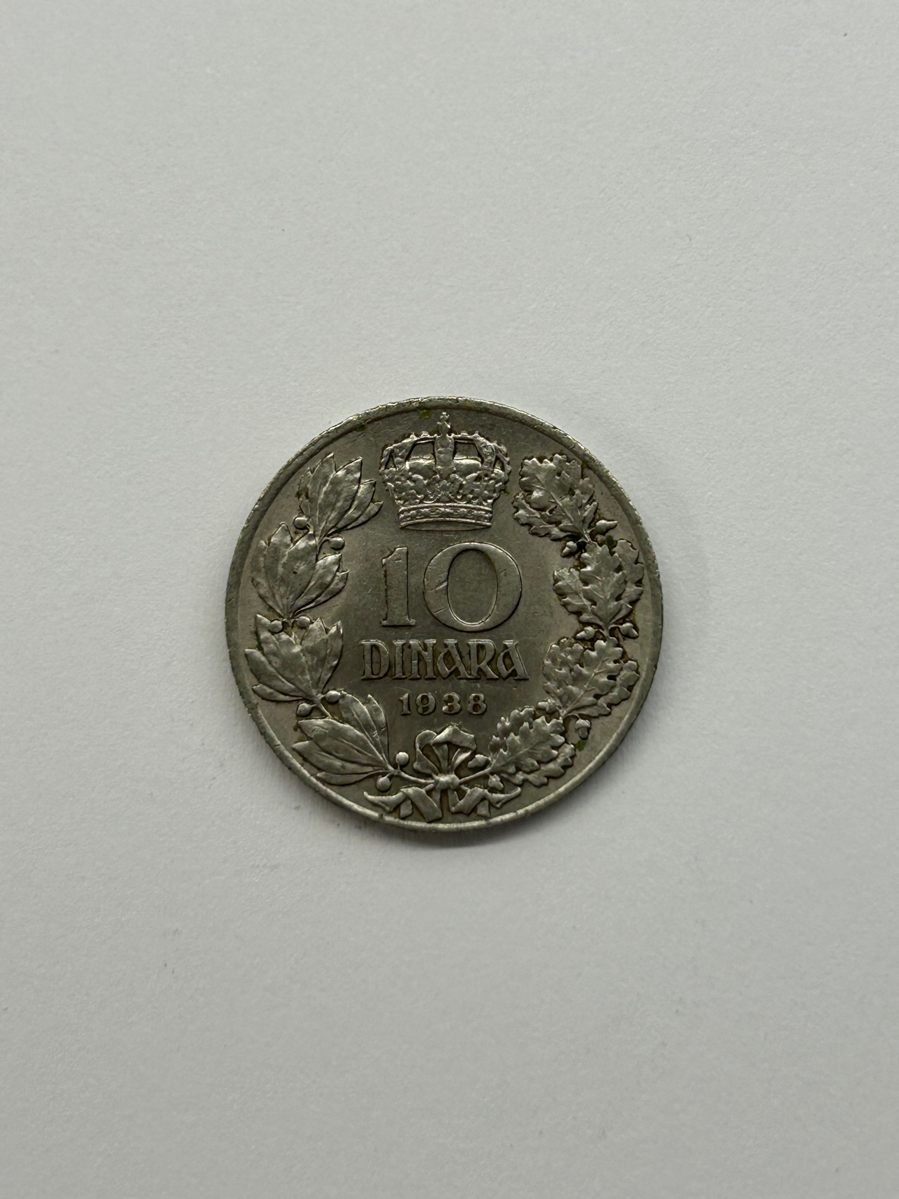 10 Dinara 1938 Yugoslavia