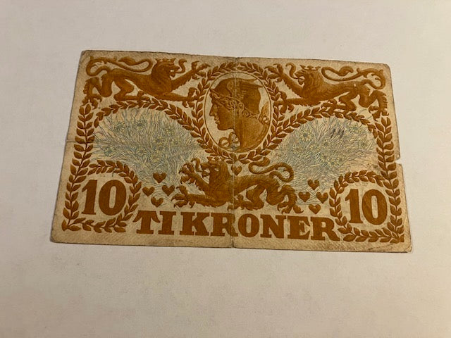 10 Kroner 1919 Danmark