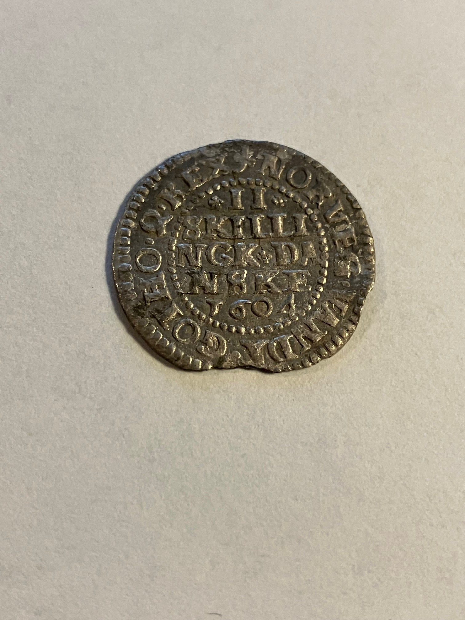 2 Skilling 1604 Danmark