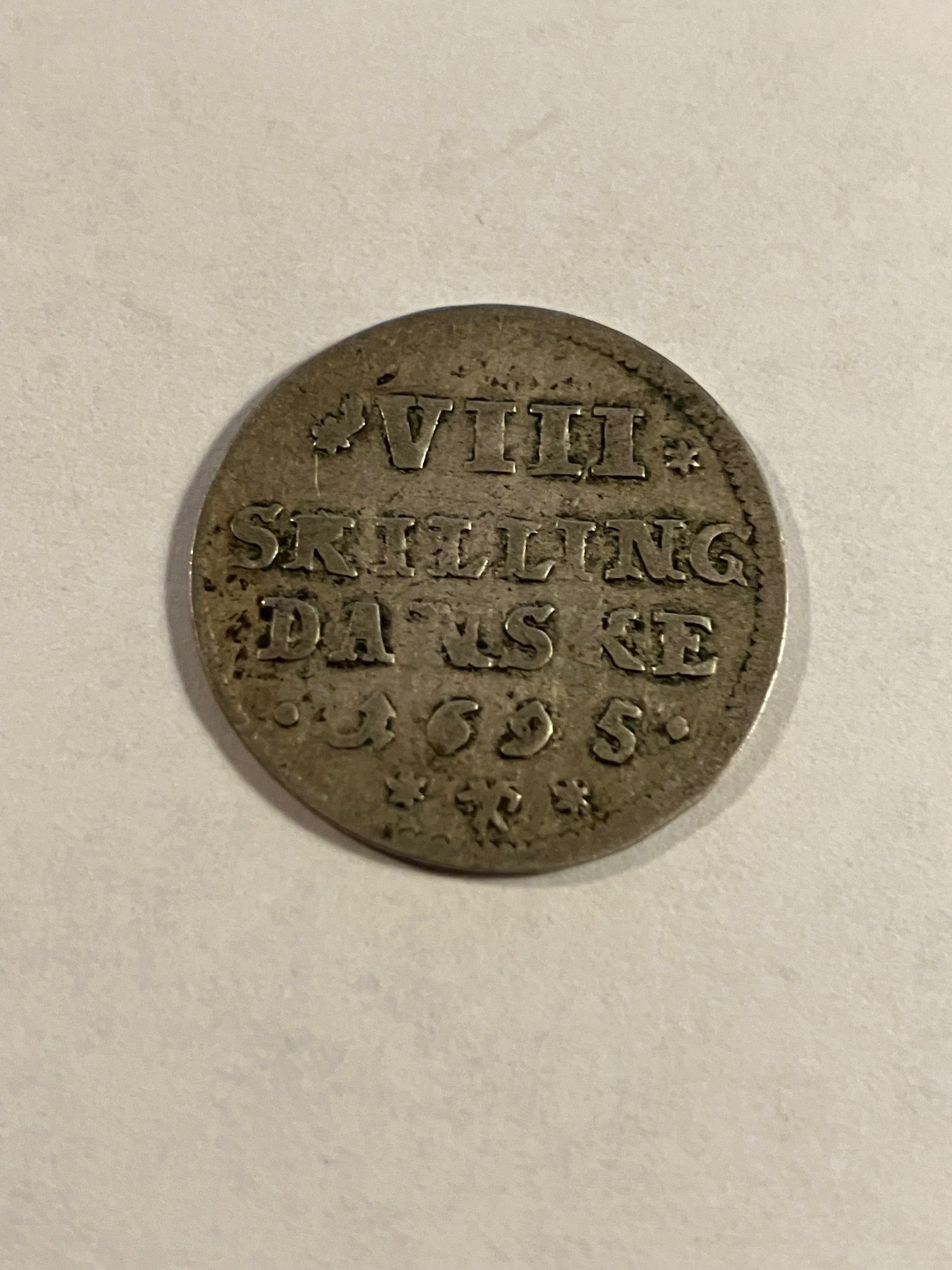 8 skilling 1695 Glückstadt