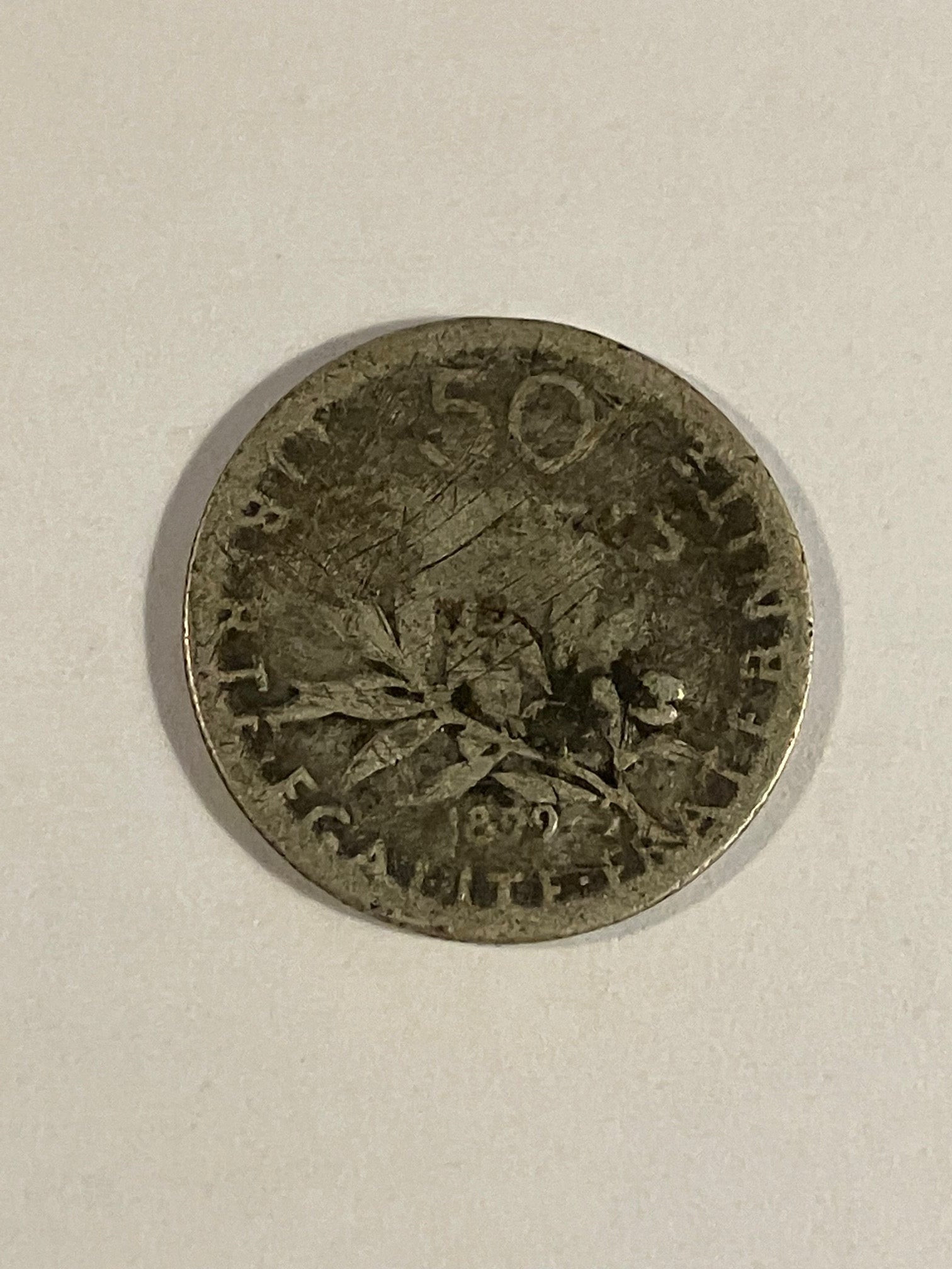 50 Centimes 1899 France