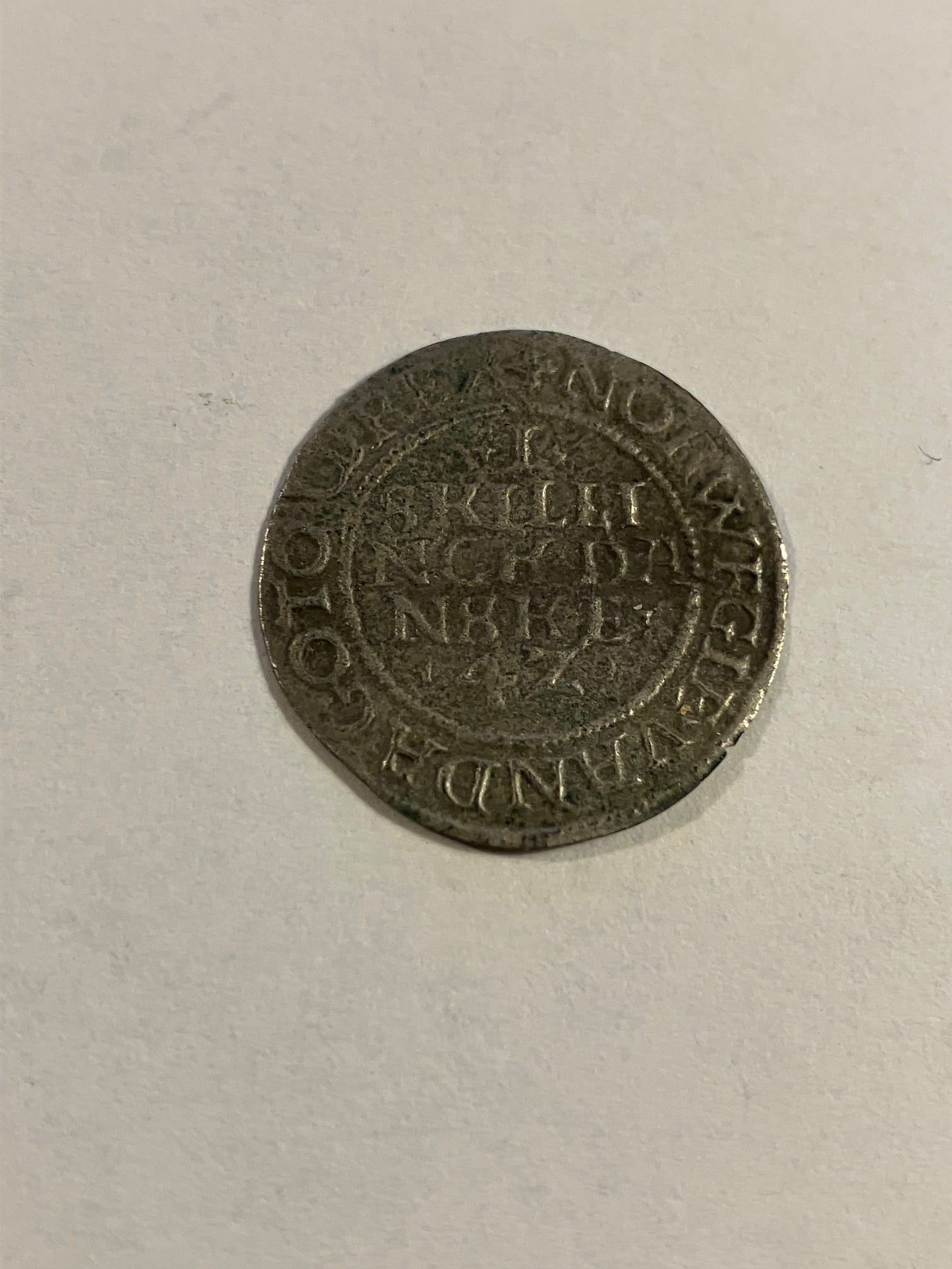 1 Skilling 1542 Danmark