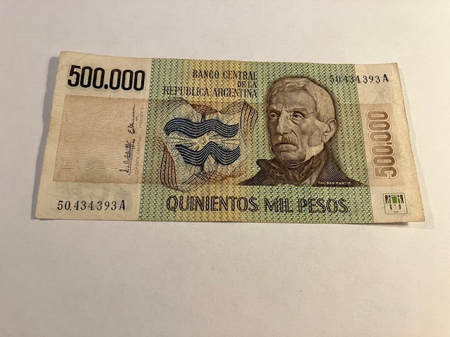 500.000 Pesos Argentina