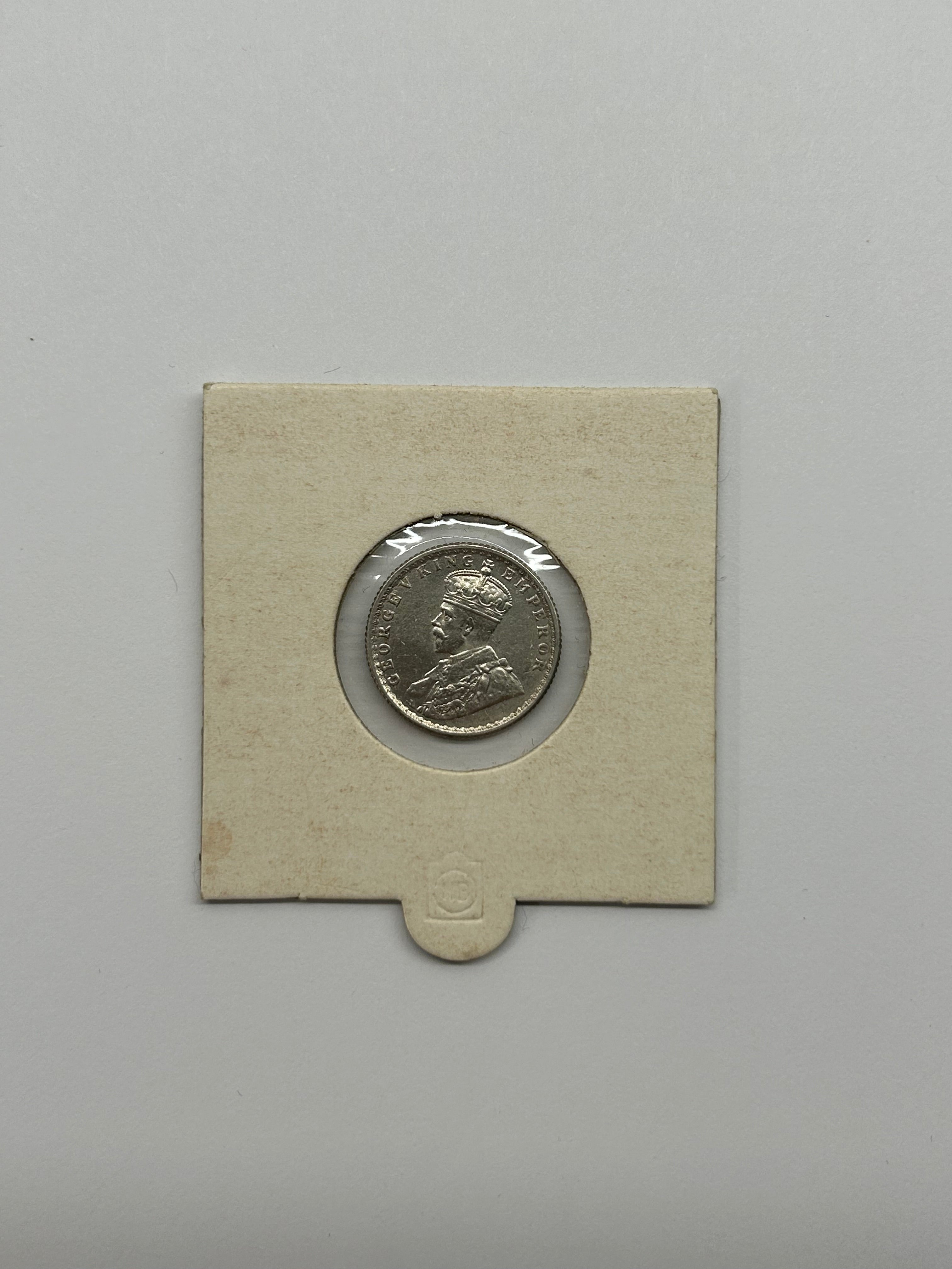1/4 Rupee India 1918