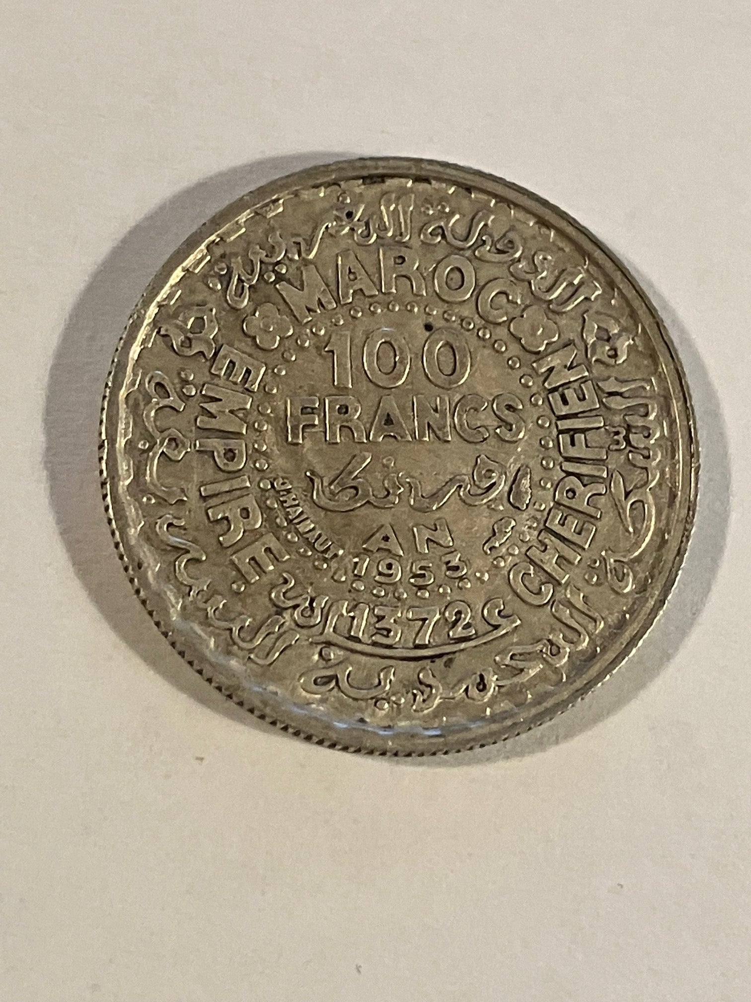 100 Francs Marocco 1953