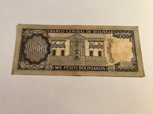 1000 Pesos Bolivia