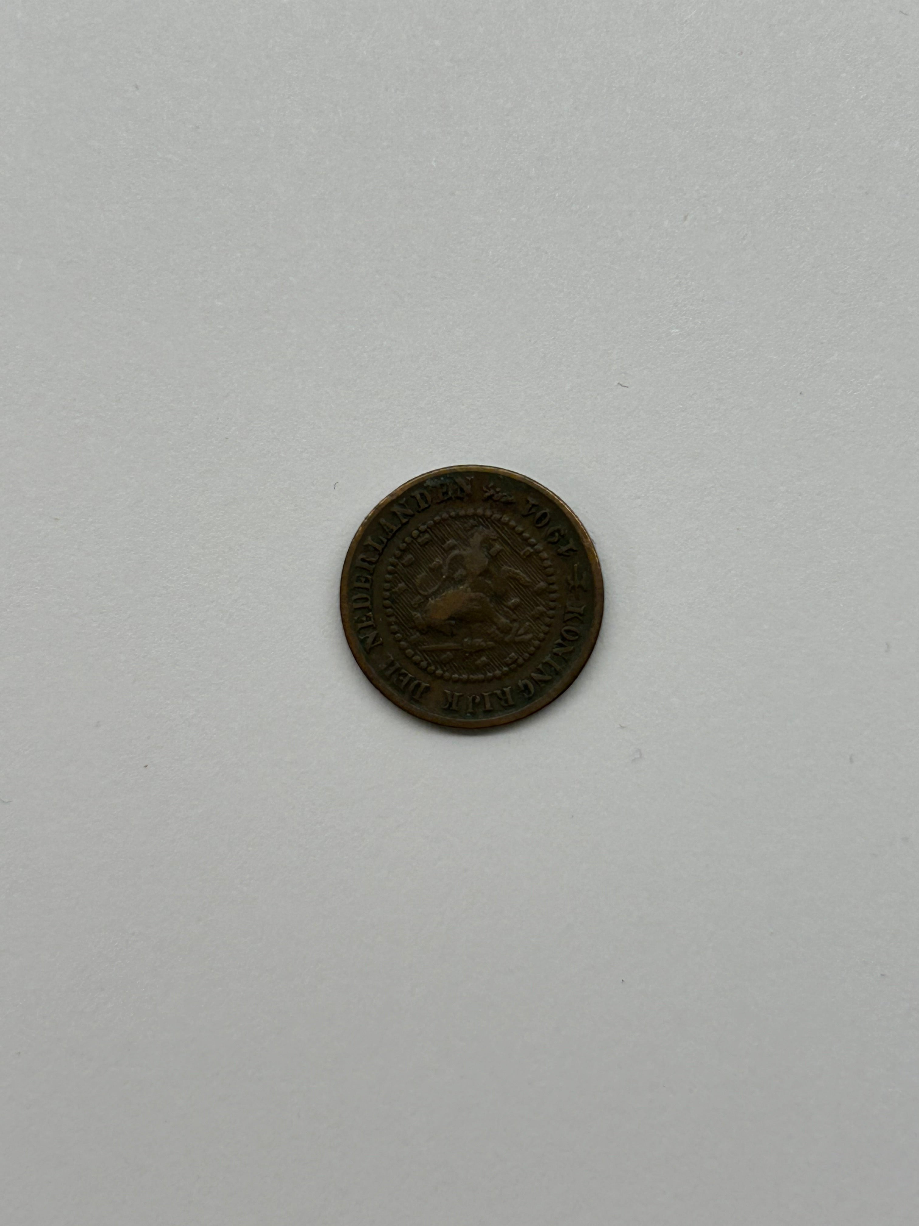 1/2 Cent 1901 Netherlands