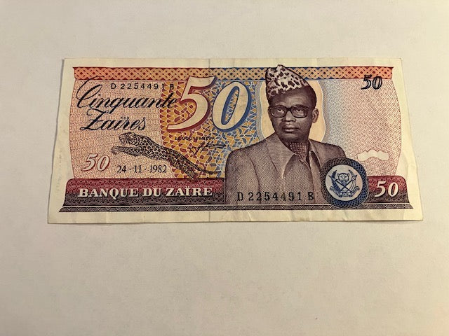50 Zaire 1982